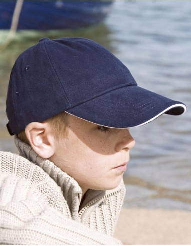 RES-RC024JP-Junior Heavy Brushed Cotton Cap